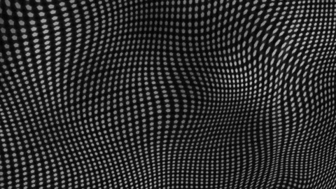 Animated halftone dots technology seamless loop 4k motion background animation. Stock Footage 318391236