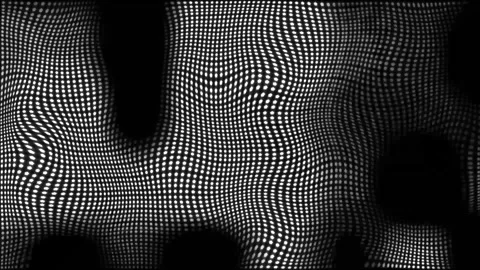Animated halftone dots technology seamless loop 4k motion background animation. Video stock 318391237