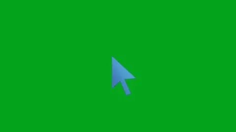 Animated Hand Click Cursor Icon Stock Footage 340463270