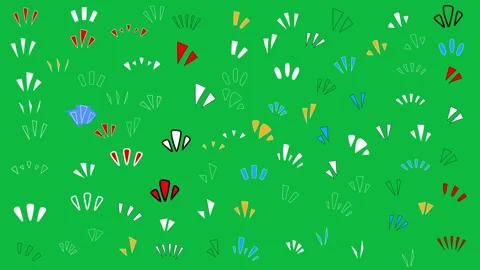 Animated Hand Drawn Action Lines Comic Burst Pack Green Screen Stock Footage 343094864