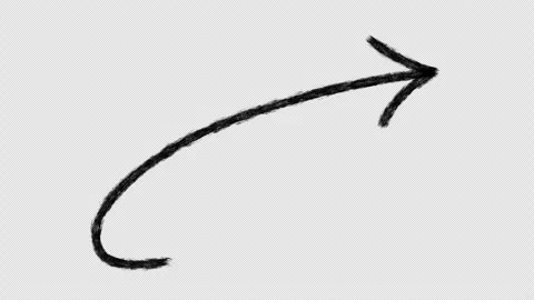 Animated hand-drawn arrow 9 Stock Footage 260942685