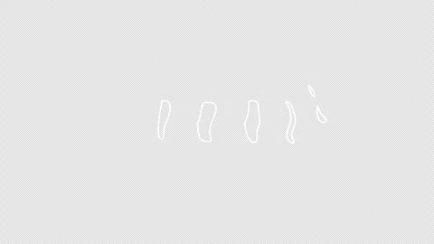 Animated hand drawn black doodle arrows. Video clip with alpha channel. Stock Footage 301646698