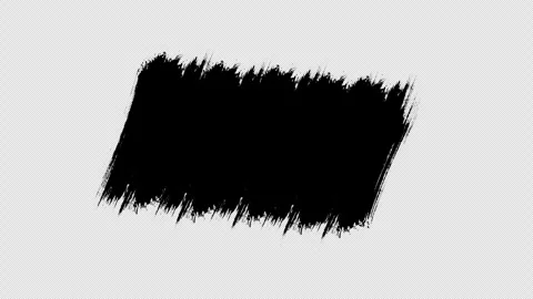 Animated Hand Drawn Black Scribble Brush Censor Motion Graphics Overlay Stock-Footage 347364515
