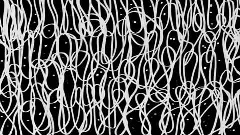 Animated Hand Drawn Dense Scribble Pattern Abstract Sketch Line Texture Video stock 339006834