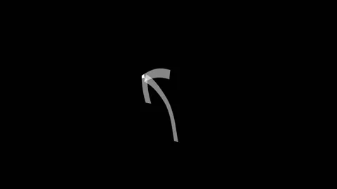 Animated Hand Drawn Doodle  Arrows. Highlighter element video. Stock Footage 302241226