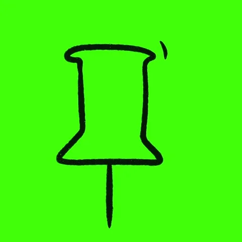 Animated hand-drawn doodle elements with transparent green screen background. Stock Footage 316474472