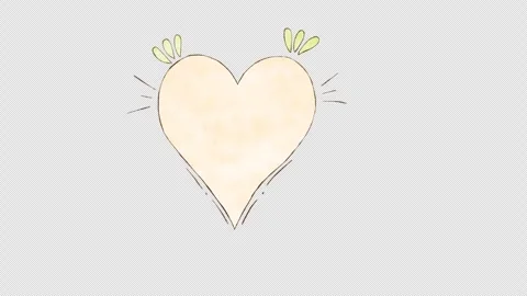 Animated hand drawn doodle frame. Video clip with alpha channel. Stock Footage 296113724