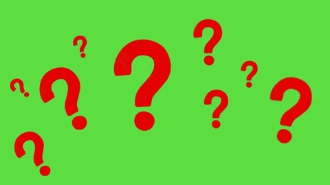 Animated Hand-Drawn Question Mark, Confusion or Inquiry Doodle Element. Video stock 320844521