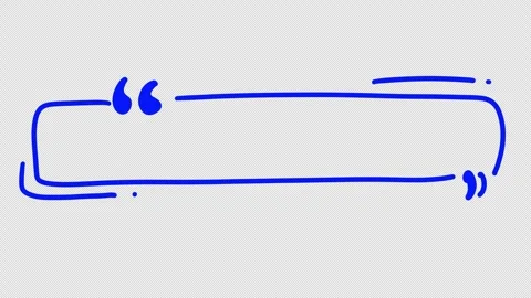 Animated hand drawn quote boxes with alpha channel. Scribble text frame, Stock-Footage 325744148