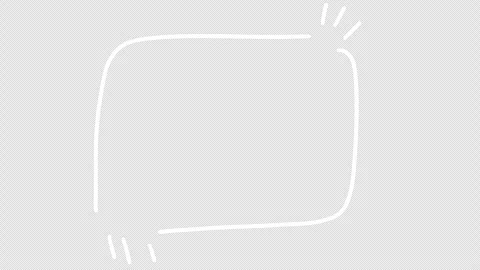Animated hand drawn quote boxes with alpha channel. Scribble text frame, Stock-Footage 325744850