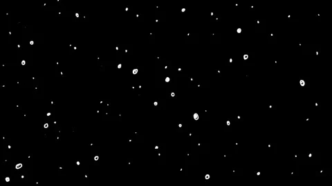 Animated Hand Drawn Scribble Particle Overlay with Abstract Sketch Dots Doodle Video stock 339006872