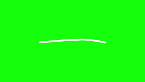 Animated hand-drawn white chalk doodle underline line stroke  스톡 동영상 343695164