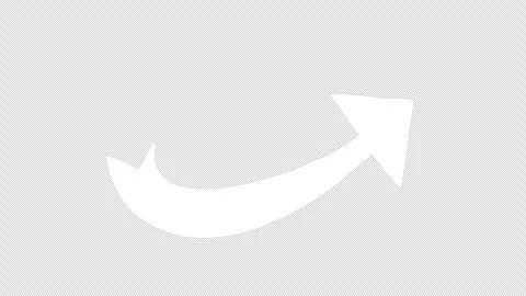 Animated hand drawn white doodle arrows. Video clip with alpha channel. Stock Footage 302302906