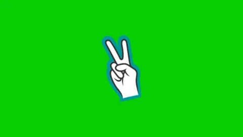 Animated Hand Gesture Icon Pack Stock Footage 340537443