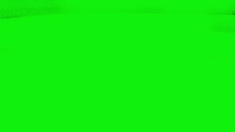 Animated Hand-Painted Brush Stroke Green Screen Transition. Dynamic Screen Wipe Stock Footage 320844472
