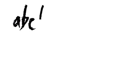 Animated Hand Written Lowcase Latin Letters 動画素材 118801854