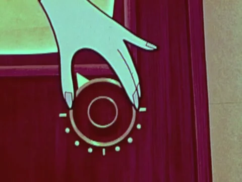 Animated Hands Changing Channels On TV Set Stock Footage 41643517