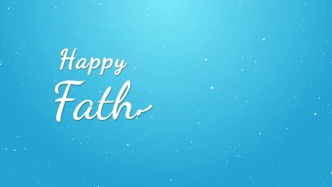 Animated Happy Father's Day Write on text Suitable for Father's Day Celebrations Stock Footage 197119767