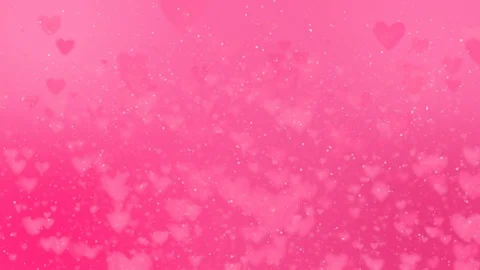 Animated heart background dark pink Stock Footage 101210363