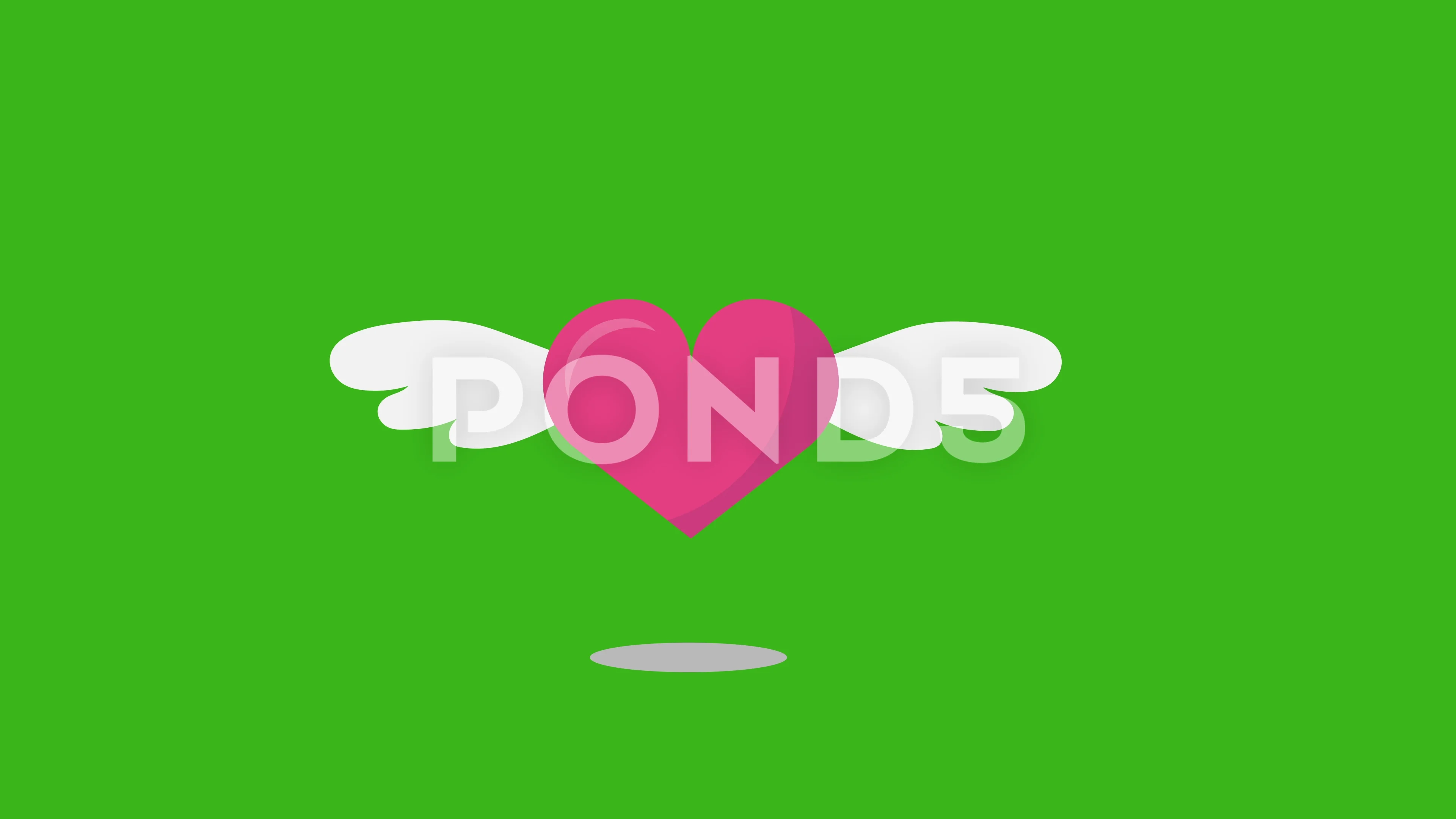 Animated heart  with Wings a... | Stock Video | Pond5