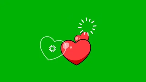 Animated heart Stock Footage 266757221