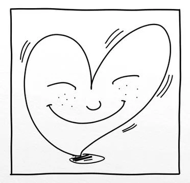 An animated heart icona Stock Illustration