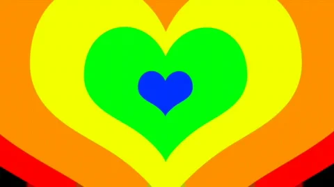 Animated Heart Transition Stock Footage 822013