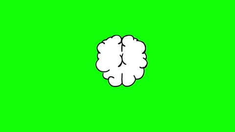 Animated Heartbeat Brain Stock Footage 125892090