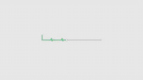 Animated Heartbeat ECG Pulse Line 4 Beat Overlay Alpha 4K 動画素材 339276358