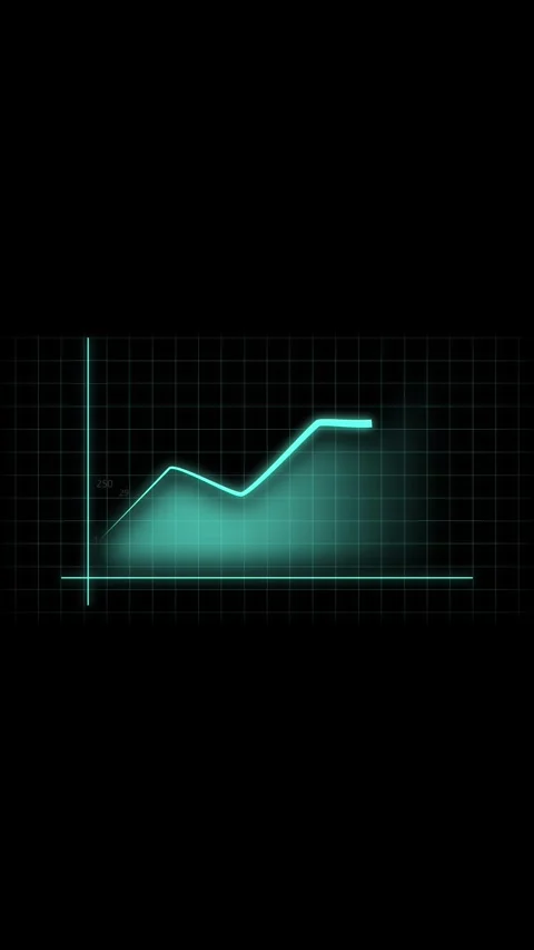 Animated heartbeat pulse graph teal ECG motion graphics healthcare vertical.. Stock Footage 344283059