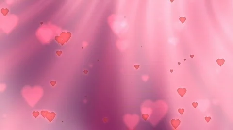 Animated hearts background Romantic Love... | Stock Video | Pond5