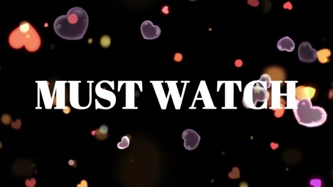 Animated hearts floating on black background with text Stock-Footage 337523588