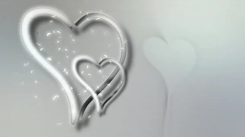 Animated Hearts Wedding Background 스톡 동영상 457603