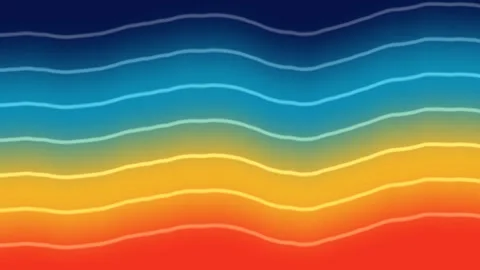 Animated Heatmap Data Background with Flowing Waves Stock Footage 341706104