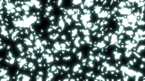 Animated heavy rain of glowing snow flak... | Stock Video | Pond5