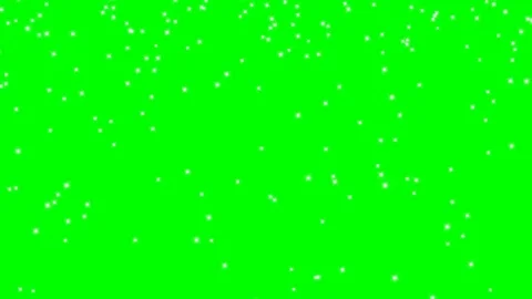 Animated heavy speed glowing snow fall particle on green screen chroma key Stock Footage 80915780