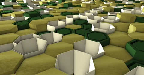 Animated hexagons Vídeo Stock 148394110