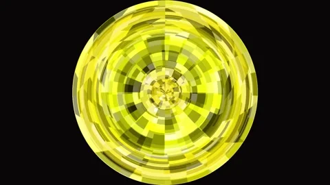 Animated high-tech hud yellow color background motion video Stock Footage 170411106