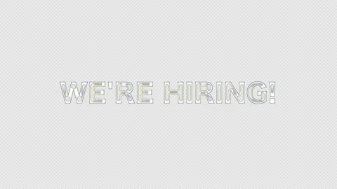 Animated Hiring Announcement Stock-Footage 170940885