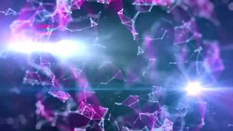 Animated Hitech Backgrounds   Purples Blue Backgrounds Видео 279449288
