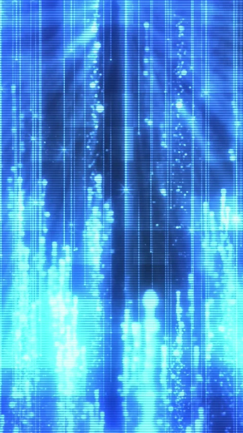 Animated Holographic Particle Background Stock Footage 311475469