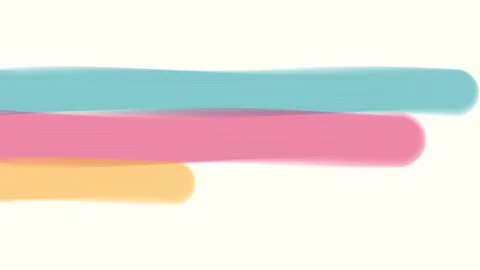 Animated horizontal bars drawing on white background graphic Stock Footage 347627803