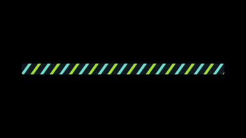 Animated horizontal progress bar with vibrant green and blue diagonal strip.. 스톡 동영상 345547130