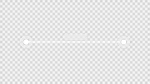 Animated Horizontal White Callout Line with Circular Endpoints Видео 347216611
