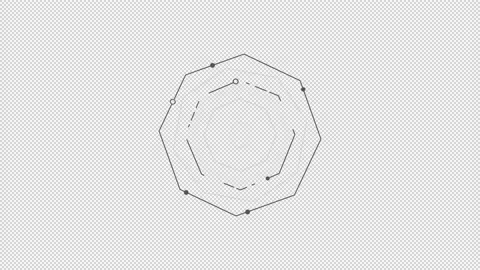 Octagon Infographic Stock Videos – Royalty-Free HD & 4K Videos