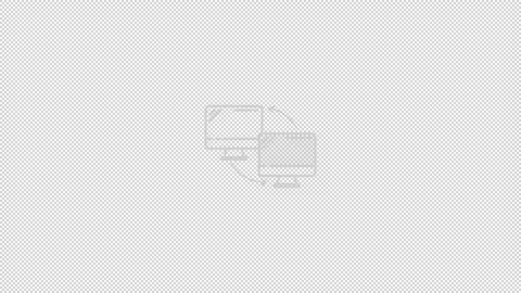Animated HUD infographic element Data transfer between computers. Stock Footage 232558799