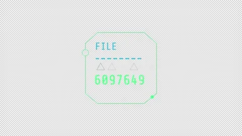 Animated HUD infographic element file data frame. Stock Footage 232832113