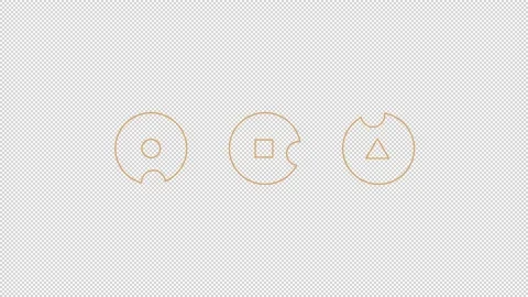 Animated HUD infographic element group of geometric shapes. Stock Footage 160359827