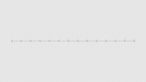 Animated HUD infographic element line with circles and letters. Stock Footage 233345063