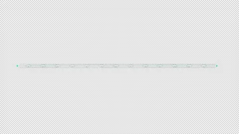 Animated HUD infographic element line with dashed fragments Stock Footage 233345760
